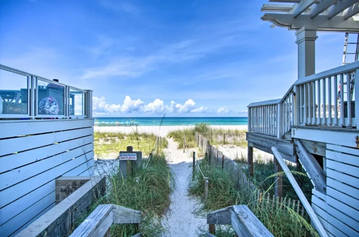Beachside Townhome: Holiday Sun in Panama City Beach Beachside Townhome: Holiday Sun in Panama City Beach