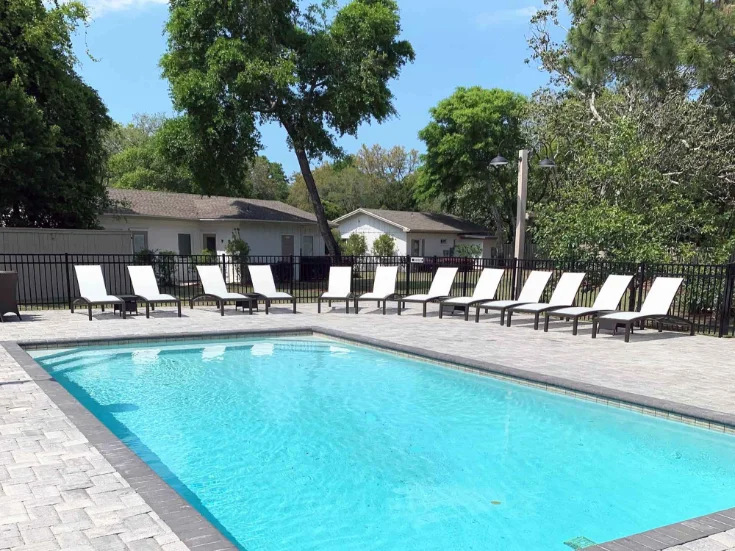 Pool with Loungers Pool with Loungers