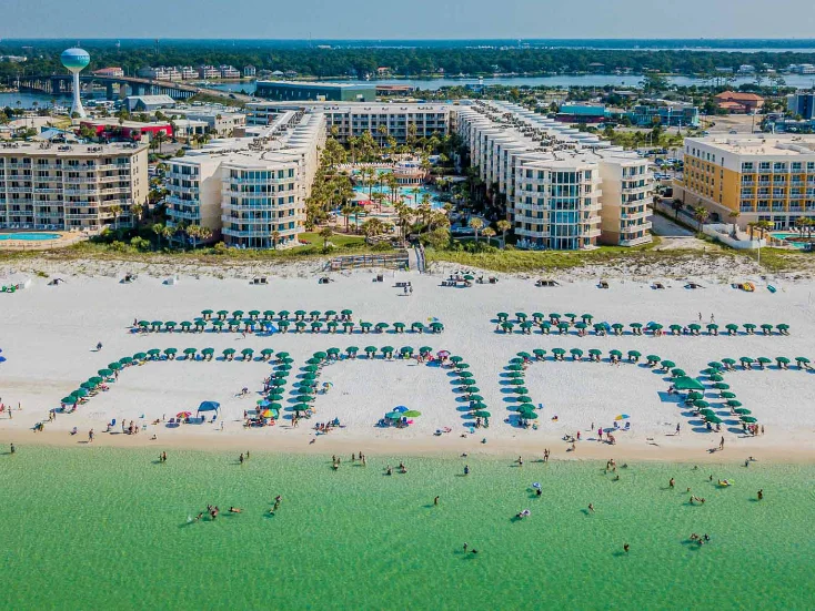 Aerial View from Beach Aerial View from Beach
