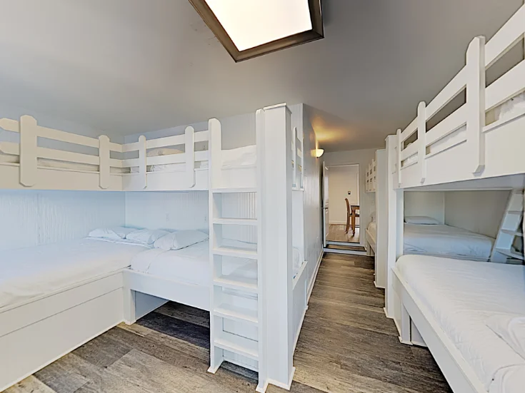 Seventh Bedroom - Three Queen Bunks, One Twin Bunk, Carriage House Seventh Bedroom - Three Queen Bunks, One Twin Bunk, Carriage House
